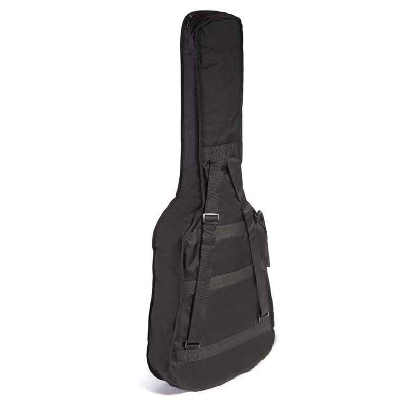 Koda 4/4 size acoustic guitar gig bag with 10mm padding - BLACK Back