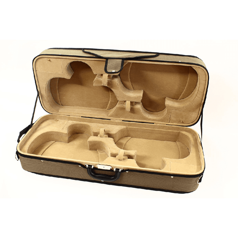 Koda: 4/4 Violin Foam Quad Case  Empty