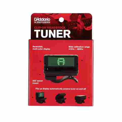 D'Addario Tuners: CT10 Headstock  Guitar Tuner