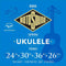 RotoSound Soprano Ukelele Strings (24G, 31C, 37E, 26A)