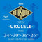 RotoSound Soprano Ukelele Strings (24G, 31C, 37E, 26A)