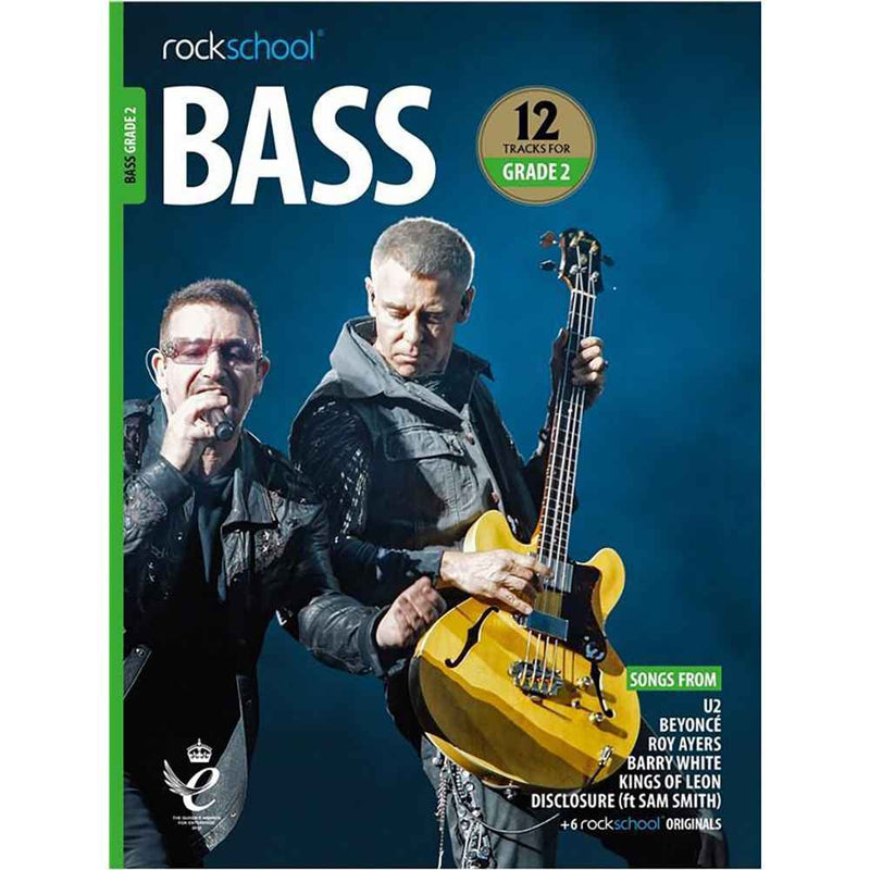 Rockschool Bass Guitar Grade 2 Exam Book 2018+