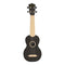 Koda Soprano Polycarbonate Ukulele Black front