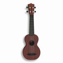 Koda Soprano Polycarbonate Ukulele Mahogany with Black Trim Front