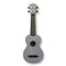 Koda Soprano Polycarbonate Ukulele Silver Front